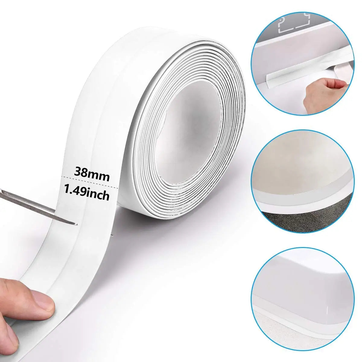 Self-adhesive Waterproofing Tape for Bathrooms - (Length 3.2 m x Width 3.8 cm)
