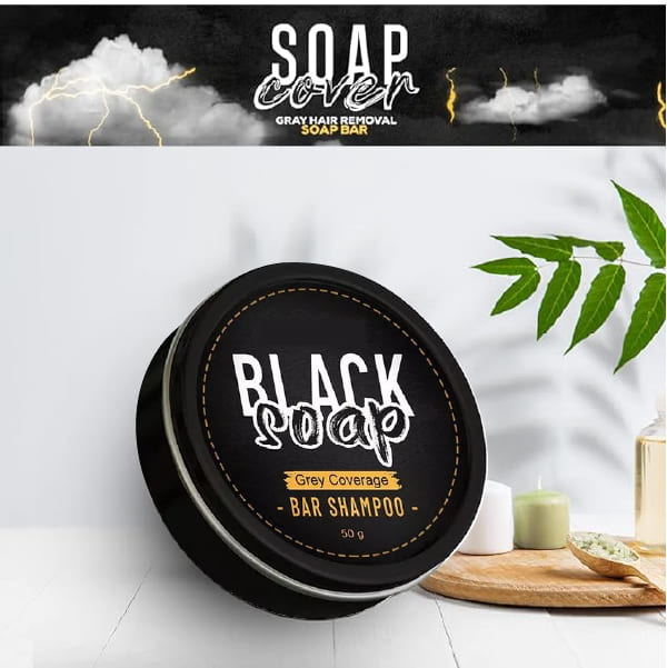 BlackSoap ReverseGray Unisex - Colour Reversal Shampoo for Grey Hair