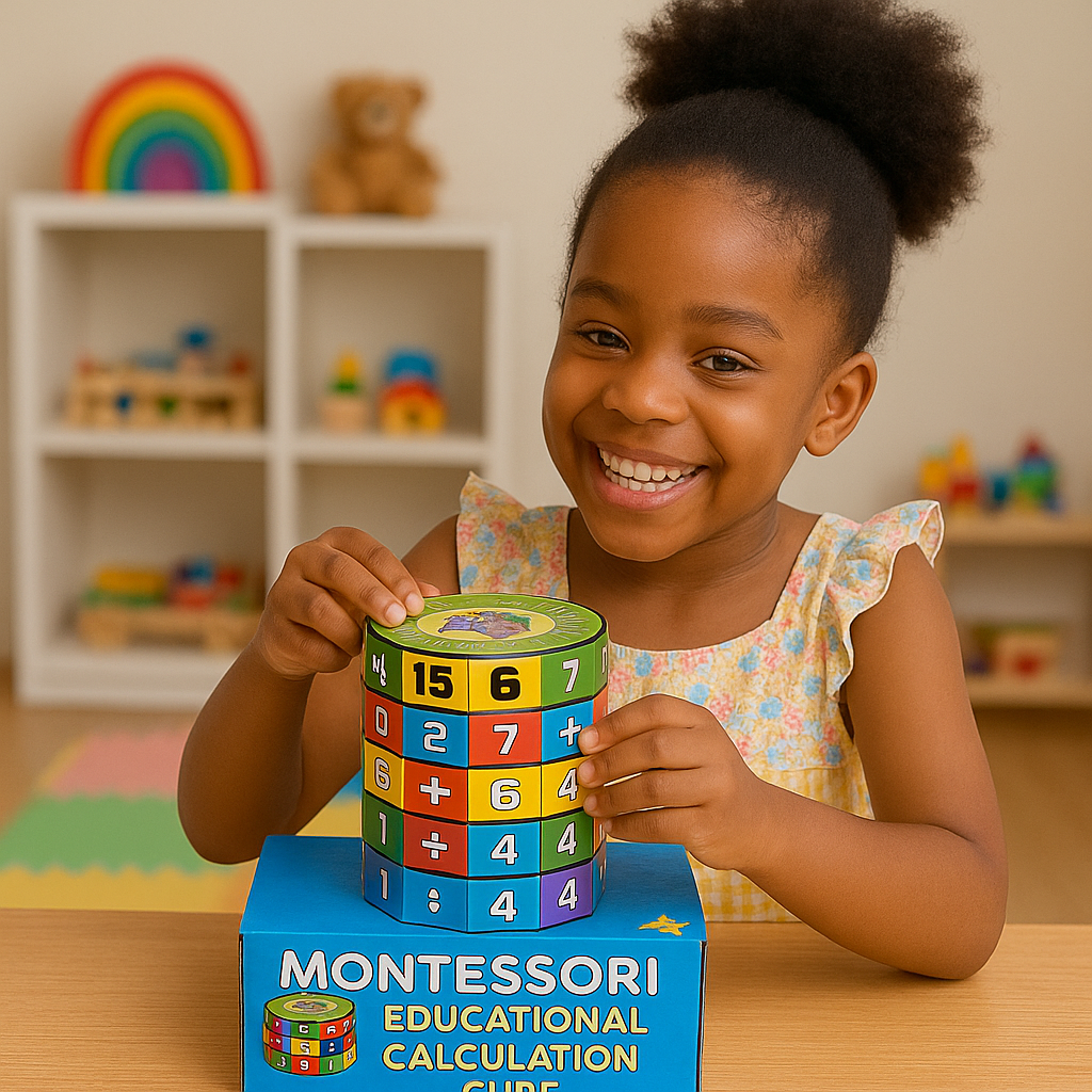 MONTESSORI EDUCATIONAL CUBE FOR KIDS