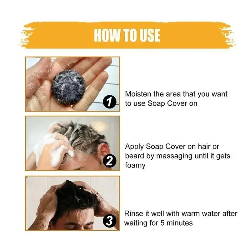 BlackSoap ReverseGray Unisex - Colour Reversal Shampoo for Grey Hair