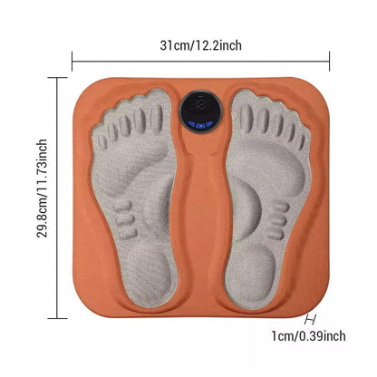 Foldable electric massage mat