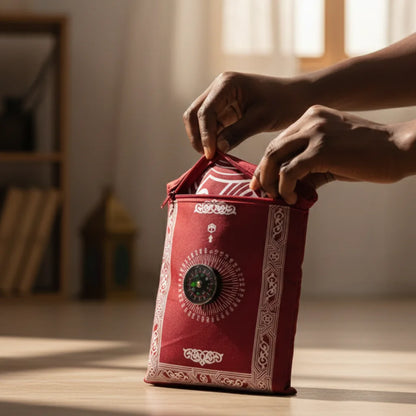 SunuDeen™ Portable Prayer Kit with Built-in Compass
