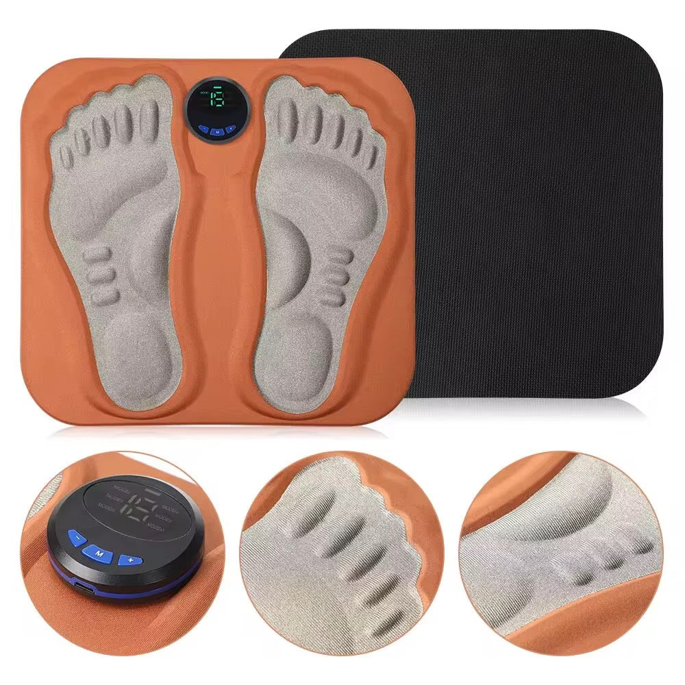 Foldable electric massage mat