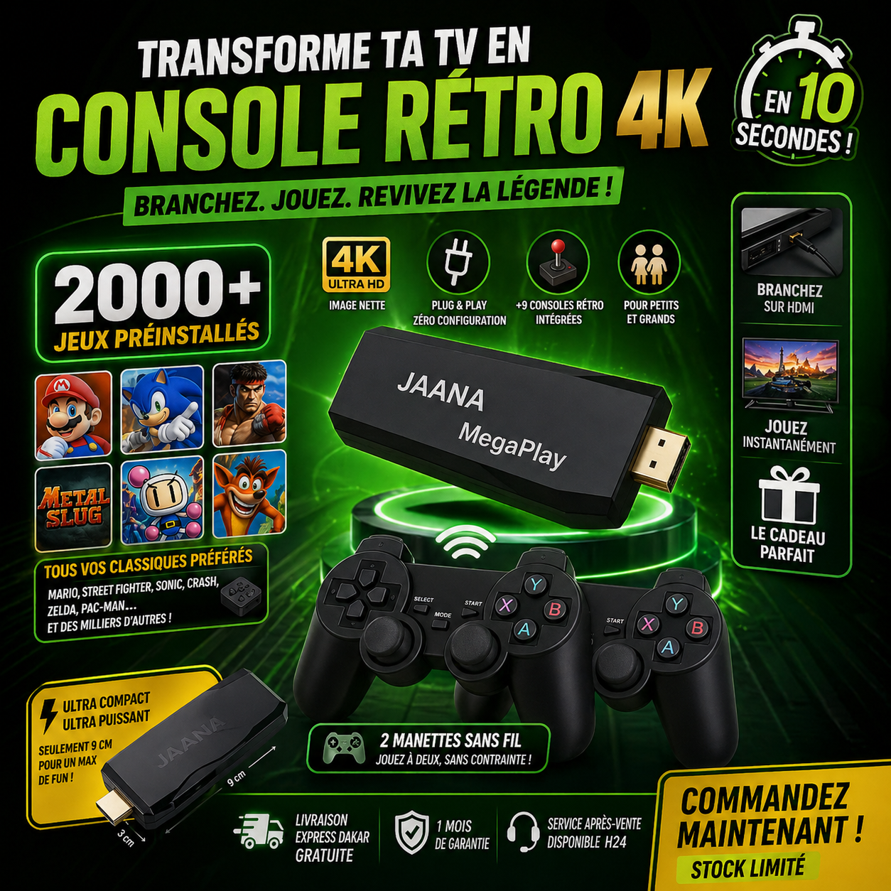 MegaPlay game stick