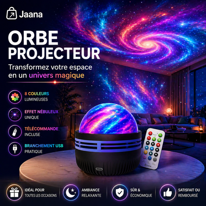 Orbe Projecteur de décoration nébuleuse