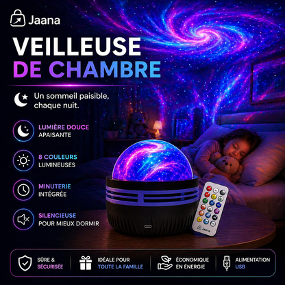 Orbe Projecteur de décoration nébuleuse