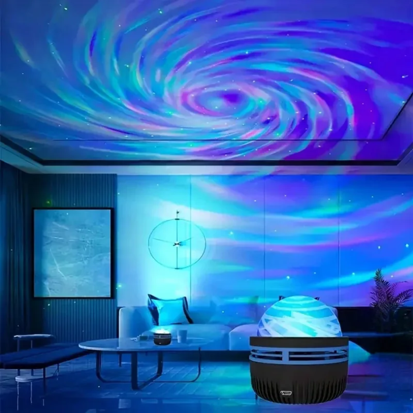 Orbe Projecteur de décoration nébuleuse